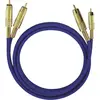 Image de Oehlbach 2036 Cinch Audio Aansluitkabel [2x Cinch-stekker - 2x Cinch-stekker] 3.00 m Blauw Vergulde steekcontacten