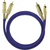 Image de Cinch Audio Aansluitkabel [2x Cinch-stekker - 2x Cinch-stekker] 5.00 m Blauw Vergulde steekcontacten Oehlbach NF 1 Master
