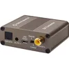 Image de Oehlbach DA Converter - Convertisseur Audio numérique/analogique - Coaxial/Optique, R-L/Jack - Cirrus Logic Chip, Brun métallique