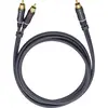 Image de Oehlbach 23710 Audio Aansluitkabel 10.00 m Antraciet
