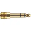 Image de Oehlbach D1C35021 i-Jack AD 35/63 Jackplug Audio Adapter [1x Jackplug female 3,5 mm - 1x Jackplug male 6,3 mm (stereo)] Goud