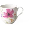 Image de Villeroy & Boch Mariefleur Basic Mug à café, 140 ml, Hauteur : 9 cm, Porcelaine Premium, Blanc/Multicolore
