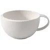 Image de Villeroy & Boch 10-4264-1300 NewMoon Tasse à café élégante en porcelaine de qualité supérieure Passe au lave-vaisselle Blanc 300 ml