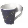 Image de Villeroy & Boch 10-1616-5812 NewWave Stars Mug avec Anse, Tasse élégante à Motif Poissons, Porcelaine Premium, adapté au Lave-Vaisselle, Blanc/Bleu, 300 ML