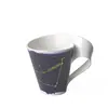 Image de Villeroy & Boch 10-1616-5810 NewWave Stars Mug avec Anse, Tasse élégante Motif Capricorne, Porcelaine Premium, adapté au Lave-Vaisselle, Blanc/Bleu, 300 ML