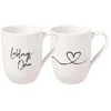 Image de Villeroy & Boch - Statement, lot de 2 mugs « Lieblingsoma », 280ml, porcelaine premium, blanc