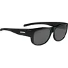 Image de ALPINA Unisexe - Adultes, OVERVIEW II Q Lunettes de soleil, black matt, One Size