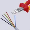Image de Knipex 22 06 160 Rondbektang VDE Recht Chroom-vanadium elektrostaal 160 mm