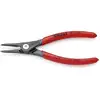 Image de Knipex 49 11 A0 Precisie-borgveertang Geschikt voor borgringen Buitenringen 3-10 mm Puntvorm Recht