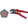Image de Knipex MultiCrimp 97 33 02 Krimptang Ongeïsoleerde, open connectoren, Geïsoleerde kabelschoenen, Geïsoleerde connectoren (male), Adereindhulzen, Ongeïsoleerde