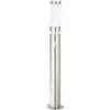 Image de Brilliant G46799/82 Bole Staande buitenlamp met bewegingsmelder Spaarlamp, LED E27, LED vast ingebouwd 60.84 W RVS