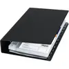 Image de Sigel VZ300 Visitekaart ringboek 200 kaarten (b x h x d) 147 x 265 x 44 mm Zwart (mat) Kunststof