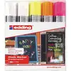 Image de Edding 4090 Krijtmarker Wit, Wit, Neon-geel, Neon-oranje, Neon-pink 4 mm, 15 mm
