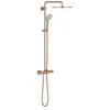 Image de Grohe Euphoria Xxl Douche Thermostatique Apparente Avec Fonction Aquadimmer, Bouton De Sécurité, Pomme De Douche 310 Mm, Douchette À Main 3 Jets 110 Mm À Économie D'Eau, Flexible De Douche