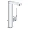 Image de GROHE Plus 23843003 Robinet de salle de bain à une main Taille L Chromé Bec extractible avec bonde à tirette