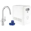 Image de Grohe Blue Mitigeur Évier avec Système de Filtration de L Eau, Mousseur Extractible, Bec C, 31325002 (Import Allemagne)