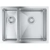 Image de GROHE K700U | 1,5 bacs | Évier de cuisine   Montage sur plan de travail, sous plan de travail ou encastré | Comprend : kit de vidange, panier et kit de montage | Acier inoxydable | 31576SD1