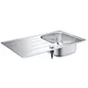 Image de GROHE Evier en acier inoxydable K200 860 x 500 mm Inox 31552SD1 (Import Allemagne)