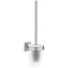 Image de GROHE Start Cube Porte-Balai de WC, Montage Mural, Fixations Cachées, Platine de Fixation Incluse, Brillance Longue Durée, Supersteel, 40977DC0