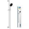 Image de GROHE Vitalio Comfort 110 26930001 Barre de douche (économie d'eau, 2 types de jets, barre de douche 900 mm, flexible 1750 mm), carré, chromé