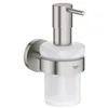 Image de Grohe Start QuickFix 41195DC0 Distributeur de savon chromé à coller (colle QuickGlue A1) ou à visser