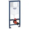 Image de GROHE Set pour WC suspendu bâti-support 1,13 M, supports muraux avec plaque de commande Skate Air blanc alpin Rapid SL 38722001 (Import Allemagne)