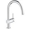 Image de GROHE Minta Robinet de Cuisine, Mitigeur Cuisine avec Douchette Extractible, Bec Haut en C, Rotation 360°, Chromé, 32918000 (Import Allemagne)