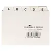 Image de Durable 367002 Jeu de 25 Intercalaires Format A7 Paysage avec Divisions 5/5 - Onglets Imprimés A-Z - Polypro Coloris Blanc