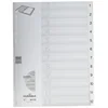 Image de Durable 6112 Numeric tab index Polypropylene (PP) Blanc - Intercalaires de classement (Numeric tab index, Polypropylène (PP), Blanc, Portrait, A4, 230 mm)
