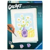Image de Ravensburger CreArt 12023138 - Camomille - Peinture par numéro pour adultes, set de peinture à faire soi-même avec pinceau et peintures acryliques, cadeau pour femmes et hommes, peinture pour adultes