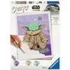 Image de Ravensburger CreArt 12023140 - Star Wars Meditating Grogu - Peinture par numéro pour adultes - Set de bricolage avec pinceau et peintures acryliques - Cadeaux Star Wars - Décoration de salon