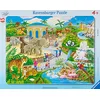 Image de Ravensburger Puzzle pour enfant - 06661 - Visite au zoo - Puzzle à cadre pour enfants à partir de 4 ans - Avec 45 pièces