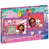 Image de Ravensburger - CreArt Série Junior : Gabby's Dollhouse, kit de peinture par numéros, contient deux planches pré-imprimées, un pinceau, des couleurs, un jeu créatif pour enfants de 5 ans et plus