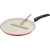 Image de GSW 456715 Crepe-Poêle Induction 26 cm avec poêle Induction Rouge/crème Aluminium Crepe, crêpe, Aluminium, 43,7 x 26,2 x 2 cm, 2 unités