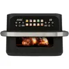 Image de ProfiCook Friteuse à air chaud XXL | 10L | Sans huile ni graisse | Écran tactile coloré | Friteuse à air chaud 2400 W | Friteuse à air chaud à 2 chambres | 10 programmes | 80-200 °C | Friteuse à air