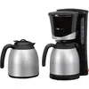 Image de Clatronic KA 3328 Koffiezetapparaat Zwart, Zilver 870 W Capaciteit koppen: 10 Met thermoskan