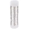 Image de Rayher 2405522 Bobine de fil de fer, couleur argent, ø 0,30 mm, longueur 50m, multi-usage, art floral, objets décoratifs, bijoux