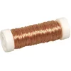 Image de Rayher Fil de cuivre pour bijoux - 0,30 mm de diamètre - 50 m - Pour la fabrication de bijoux et de pierres précieuses - 2405524