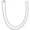 Image de Rayher 22789606 Chaîne à maillons Argenté 45 cm 2 x 3 mm