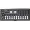 Image de Proxxon 23103 Dopsleutelset 1/2 (12.5 mm), 1/4 (6.3 mm) 29-delig