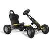 Image de ROLLY TOYS Ferbedo Go Kart at X-Racer 105007 Go Kart avec Volant sonore et pneus à air Noir pour Enfants de 3 à 8 Ans