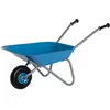Image de Rolly Toys Brouette pour Enfants Bleu/Argent - Jouet de Jardin en Métal à Partir de 2,5 Ans - Charge Jusqu'à 25 kg - Outil de Jardin Bleu Clair
