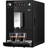 Image de Melitta Purista Noire, Machine à Café à Grain avec Broyeur et Système d'Extraction des Arômes, Silencieuse, Mode 1 à 2 Tasses, Expresso, F230-102, 1450W, Noir