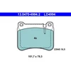 Image de 4 plaquettes de frein ate ld4994