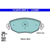 Image de 4 plaquettes de frein ate ld3987