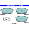 Image de 4 plaquettes de frein ate ld7263