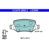 Image de 4 plaquettes de frein ate ld2855