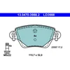 Image de 4 plaquettes de frein ate ld3988