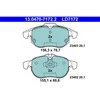 Image de 4 plaquettes de frein ate ld7172
