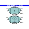 Image de 4 plaquettes de frein ate ld7158